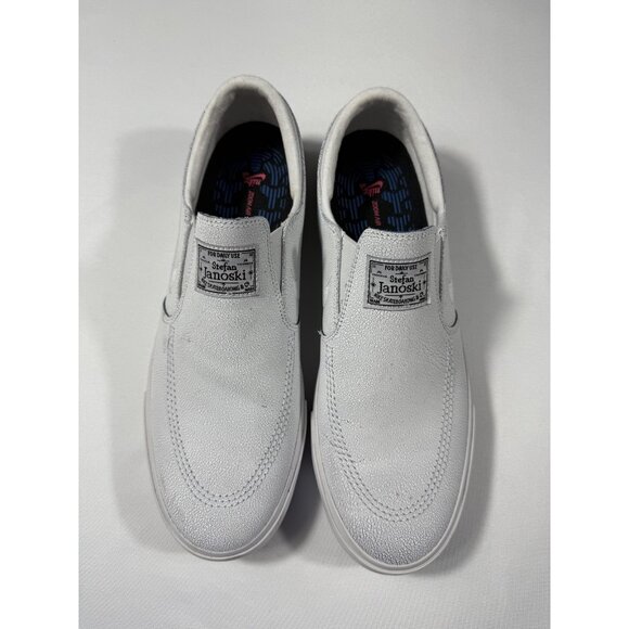 Nike SB Stefan Janoski Slip Shoes Mens Size 10 White Skateboarding CJ6892-100 - Picture 3 of 10